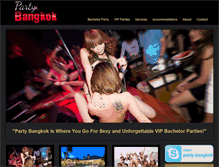 Tablet Screenshot of partybangkok.com